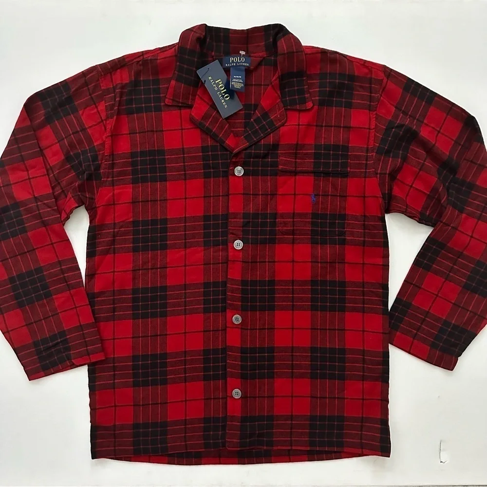 Polo Ralph Lauren Men’s Flannel Pajama Top Size L